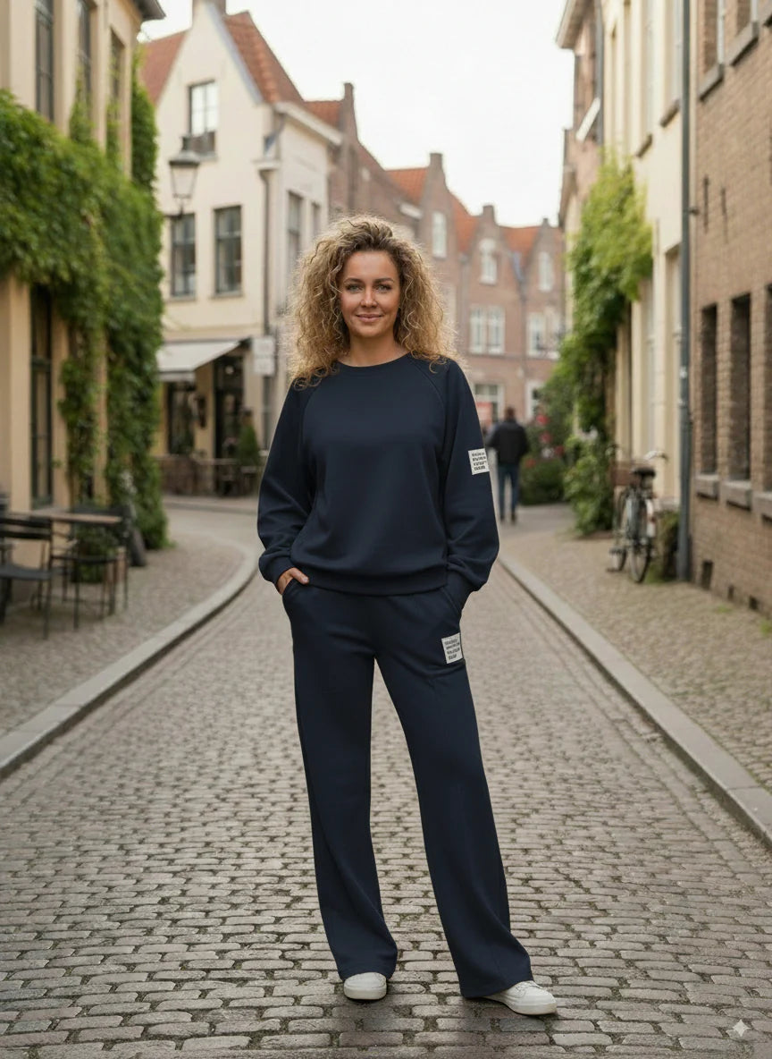 Comfy patch pak donker blauw